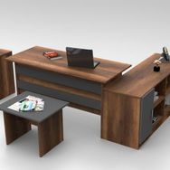Yurudesign Vario Abcf Antrasit Ofis Büro Masa Takımı