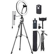 Yussraw Ring Light 10 Inç Işıklı Bluetooth Kumandalı Tripod