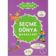 Yuva Yayınları 1. Sınıf Düz Yazı Seçme Dünya Masalları 10 Kitap