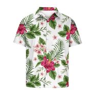 YWBleked Hawaii Rahat Yeşil Erkek Gömlek