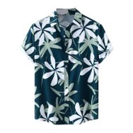 YWBleked Hawaii Vintage Baskılı Casual Desenli AG Erkek Gömlek