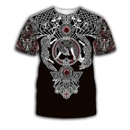 Yxyeceipeno A 2021 Yeni Yaz Viking Tattoo Kısa Kollu Erkek T-shirt