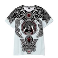Yxyeceipeno B 2021 Yeni Viking Crow Kısa Kollu Rahat ve Nefes Alabilir Yumuşak Kumaş Yaz İçin En İyi Hediye Erkek T-shirt