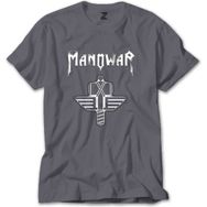 Z Zepplin RT5963 Manowar Sign Of The Hammer Neon Gri Erkek T-shirt