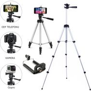 Zamass 3110 Ayarlanabilir 102 cm Terazili Tripod Kamera Telefon Tutucu