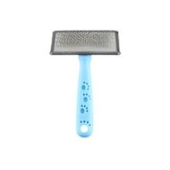 Zampa 14x9 cm Medium Mavi Slikon Top Başlıklı Kedi ve Köpek Fırçası