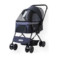 Zampa BL08-B 52x76.5x95 cm Siyah Nova Kedi ve Köpek Gezdirme Arabası