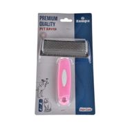 Zampa Large 16x12 cm Pembe Kedi ve Köpek Bakım Fırçası