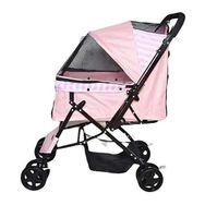 Zampa Nova 52x76.5x95 cm Pembe Kedi ve Köpek Taşıma Arabası