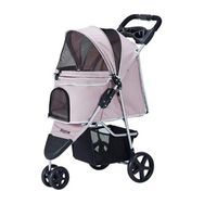 Zampa TriBoro Pembe 45x80x90 cm Kedi Köpek Arabası