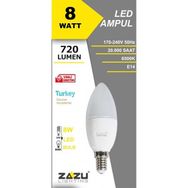 Zazu LAB081465 8W E14 6500K Led Buji Ampül