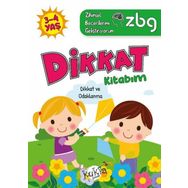 ZBG 3-4 Yaş Dikkat Kitabım - Zihinsel Becerilerimi Geliştiriyorum - Kukla Yayınları