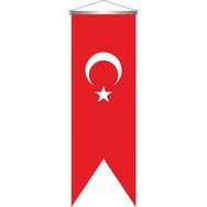 ZC Bayrak Saten Kırlangıç Flama Türk Bayrağı
