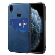 Zebana Samsung Galaxy A10S Mavi Cepli Nubuk Kılıf