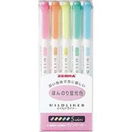 Zebra Mıldlıner WKT7-5 C Floresan 5 Renkli Markör
