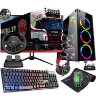 Zeiron DR19 i5-10400F 16GB RAM 1TB HDD 128GB SSD GTX 1050 Ti FreeDOS 23.8 inç Monitör Oyun Bilgisayarı