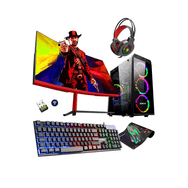 Zeiron Nfx12 Intel Core i5-10400F 8GB Ram 128GB M2 SSD 500GB HDD GTX1650 4GB 24inç Masaüstü Bilgisayar
