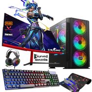 Zeiron TSX10 Intel Core i5 3470 16GB RAM 256GB SSD 1TB HDD 8GB RX580 FreeDOS 23.8 inç Monitör Oyun Bilgisayarı