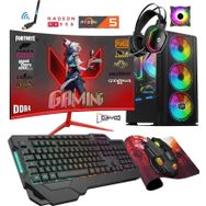 Zeiron ZGX25 Ryzen 5 3600 32GB RAM 512GB SSD RX 550 FreeDOS 23.8 inç Monitör Oyun Bilgisayarı