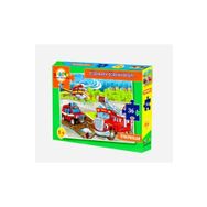 Zekice Oyuncak İtfaiyeciler 36 Parça Çocuk Puzzle