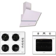 Zendi ZD1022W+ZO22422W+ZF3022W Beyaz 3'lü Ankastre Set