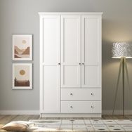 Zenio ZN.018.29.0019 Side 3 Kapak 2 Çekmece Beyaz Gardrop