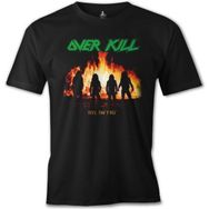 Zepplin Overkill Feel the Fire Siyah T-Shirt
