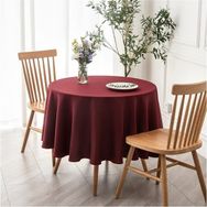 Zeren Home Bordo Sıvıya Dayanıklı Dertsiz Masa Örtüsü