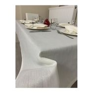 Zeren Home Simli Dertsiz Bej 150x260 cm Masa Örtüsü