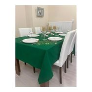 Zeren Home Sıvı Geçirmez Dertsiz Koyu Yeşil 140 x 170 cm Masa Örtüsü