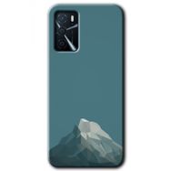 Zero Oppo A16 HD Desen Baskılı Alone Mountain Cep Telefonu Kılıfı