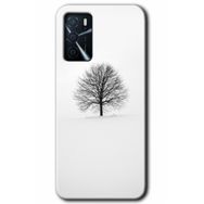 Zero Oppo A16 HD Desen Baskılı Alone Tree Cep Telefonu Kılıfı