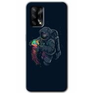 Zero Oppo A54 HD Desen Baskılı Astronot Kıyafeti Cep Telefonu Kılıfı