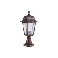 Zerpa Aydınlatma 20 cm x 39 cm Dekoratif Optik Kare Set Üstü Bakır Aplik Armatür
