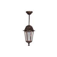 Zerpa Aydınlatma 20 cm x 46 cm Dekoratif Optik Altıgen Bakır Sarkıt Armatür Aplik