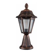 Zerpa Aydınlatma 24 cm x 45 cm Dekoratif Altıgen Bakır Set Üstü Armatür Aplik