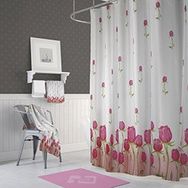 Zethome 7017 Jackline Çift Kanat Banyo Perdesi
