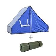 Zey Camping İzci Mat Mavi Üçgen Çadır