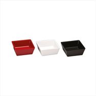 Zicco 9x9 cm 6'lı Kare Kırmızı Minimal Sosluk Reçellik
