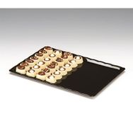 Zicco Kod: ZCP229 28x43 cm Siyah Polycarbonat Çikolata Teşhir Tepsi