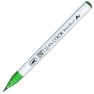 Zig 048 Clean Color Emerald Green Fırça Uçlu Markör Kalem