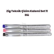 Zig 11 3'lü 0,05 mm Teknik Çizim Kalem Set
