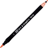 Zig 222 Art Graphic Salmon Twin Marker Çizim Kalemi