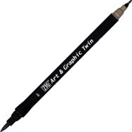 Zig 87 Art Graphic Cool Grey 9 Twin Marker Çizim Kalemi