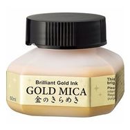 Zig BA301-6 60 ml Gold Mica Metalik Altın Mürekkep