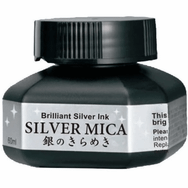 Zig BA302-6 Gümüş 60 ml Sılver Mıca Mürekkep