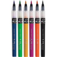 Zig Cambio Tambien Pen Set A - 6 Renk Fırça Uçlu Kalem