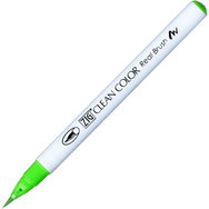 Zig Clean Color 004 Fluorescent Green Fırça Uçlu Marker Kalem