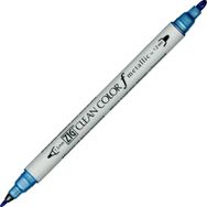 Zig Clean Color 125 Metallic Blue Markör Grafik Kalemi