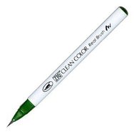 Zig Clean Color Real Brush 040 Green Fırça Uçlu Marker Kalem